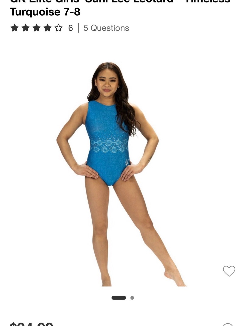 GK child medium  Athletic Leotard